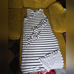 Banana Republic Stripe Ponte Tank Dress